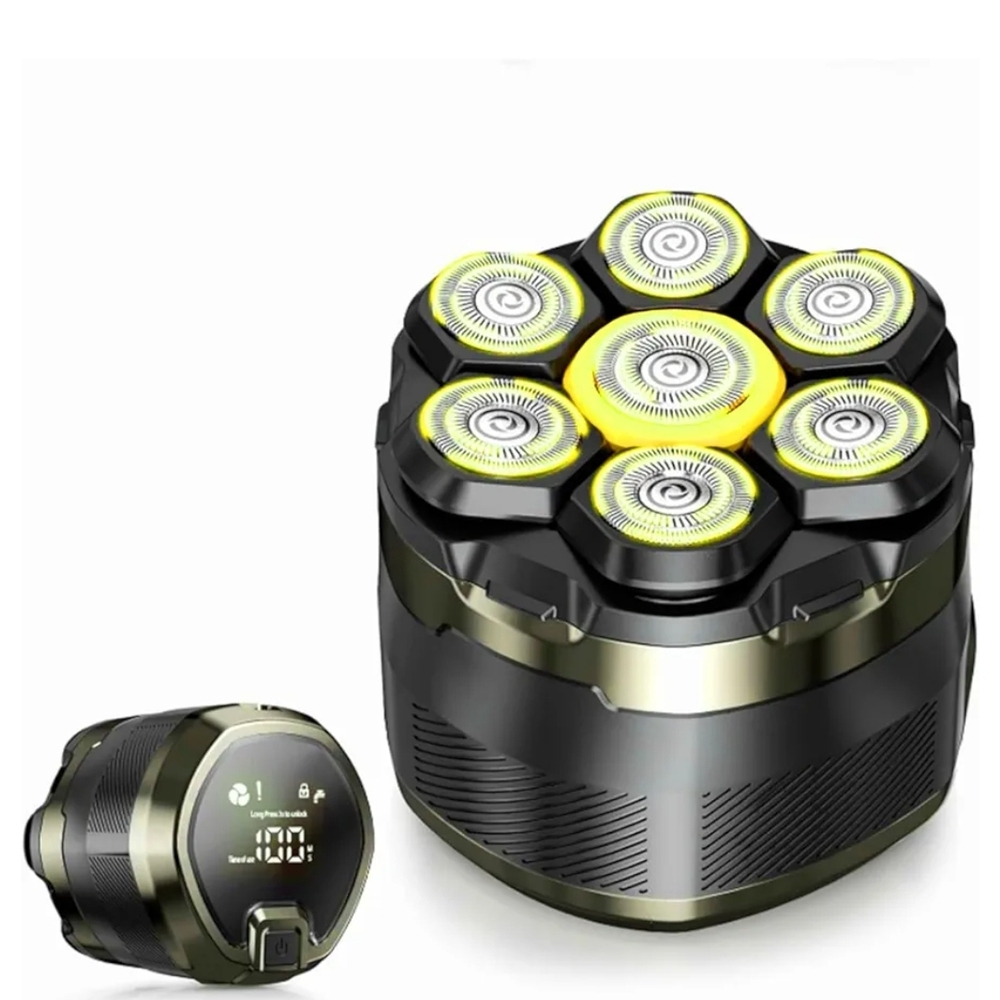 Electric Rotary Shaver with LED Display